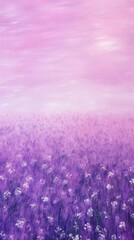 Obraz premium Illustration purple of meadow backgrounds landscape lavender.