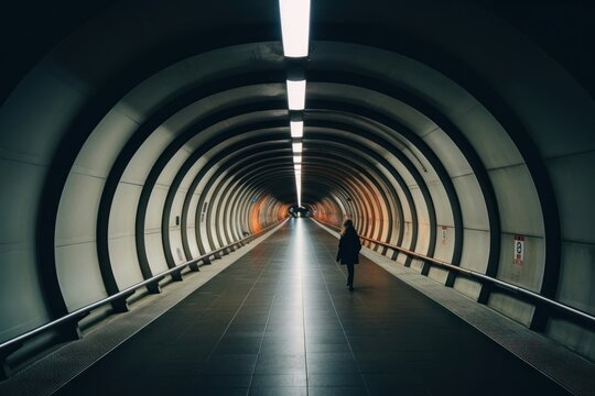 Walking turnel tunnel infrastructure architecture.