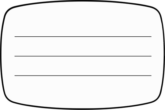 Composition Notebook Label Maker Blank svg