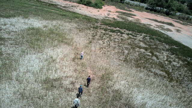 Non Din Archaeological Site at Ban Nong Hua Chang, Dan Khun Thot, Nakhon Ratchasima, Thailand