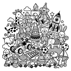 Obraz premium Classic Toy Collection