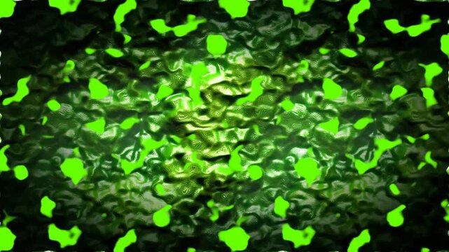 Emerald acid volcanic magma lava flow green danger fluid