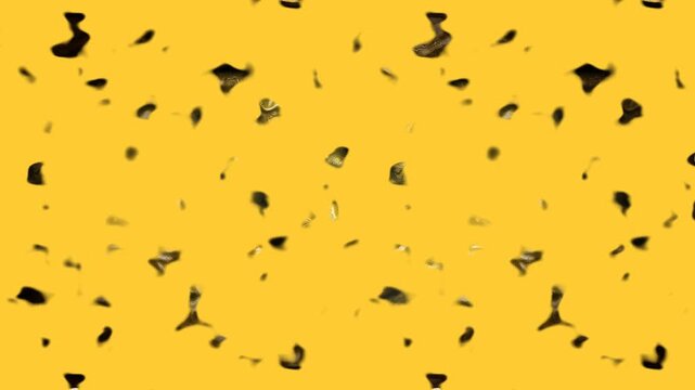 Liquid gold volcanic magma lava flow yellow hot fluid