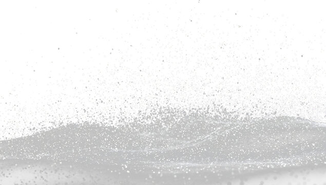 Christmas Snow Overlay with Realistic Winter Atmosphere PNG