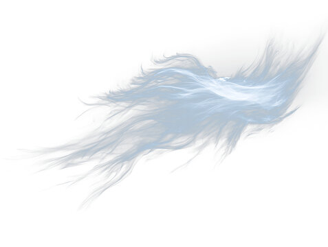 Blue Magic Swirl with Glitter Particles and Light Streams PNG