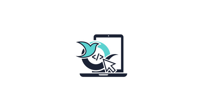 A digital icon representing software development and computer programming concepts