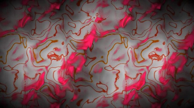 Crimson core topographic map contour lines red geography