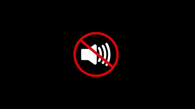 No Wi-Fi sign. Prohibition sign for the use of wi-fi. Black background, with 4k video animation, No wi fi signal icon animated on a black background, No Wifi Icon Connection Sign, with 4k video.