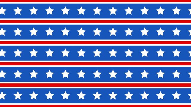 Dynamic Patriotic Stars and Stripes Background for American Celebrations and National Events.