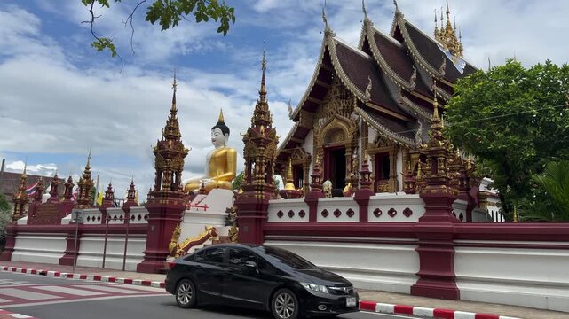 Eternal Serenity Exhibiting Divine Buddhist Heritage Amidst the Vibrant Rhythms of Northern Thailand