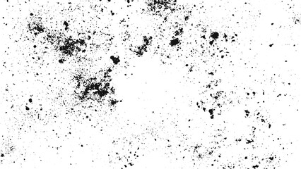 Obraz premium Abstract White and Black Grunge Dust Particle Texture with Grain Noise, Scratches, Cracks and Aged Paint Wall Surface Details.