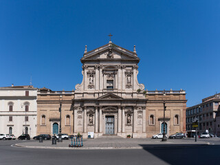 Obraz premium Chiesa di Santa Susanna alle Terme di Diocleziano, baroque styled church in Rome, Italy 