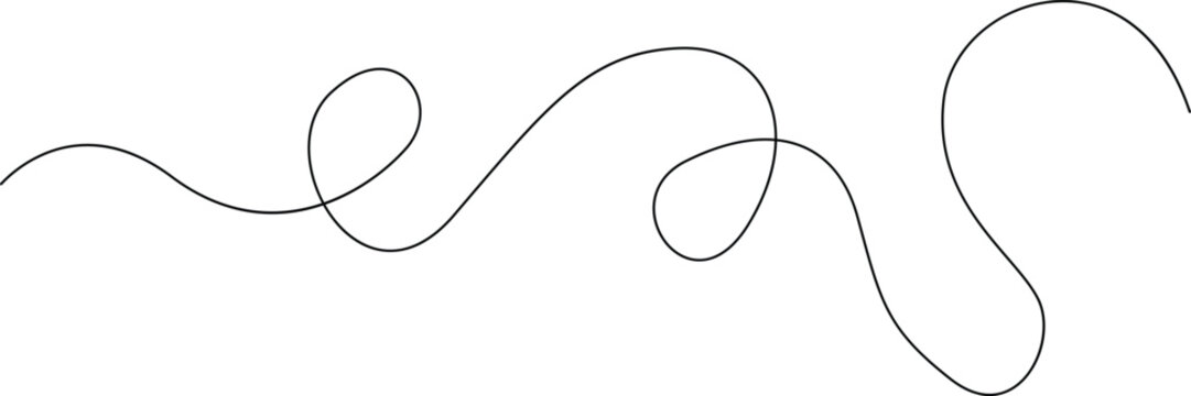 Abstract wavy line illustration design