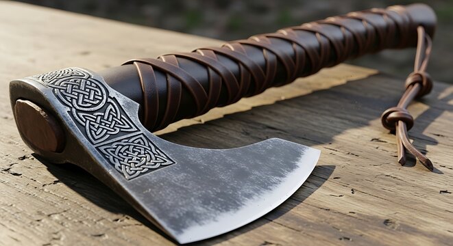 medieval sword on a stone