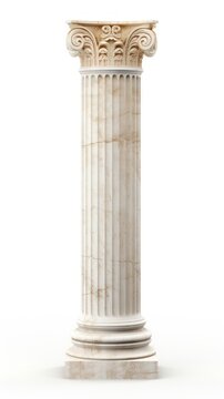 Marble pillar architecture ancient column.