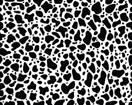 Print with spot cow skin, Seamless pattern
