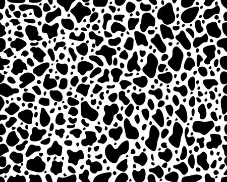 Print with spot cow skin, Seamless pattern
