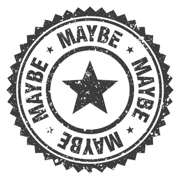 maybe black grunge round stamp. maybe stamp