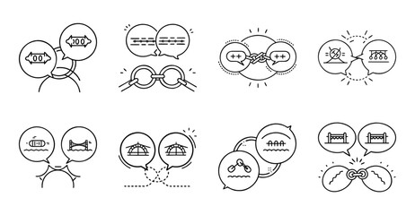 Obraz premium Flat style glasses with different eyewear designs - Colorful vector icons showing various glasses styles and eyewear designs in a flat, clean illustration style.