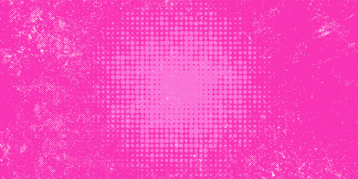 Baby pink pop art background in retro comic style with halftone dots, confetti design vector illustration. Pink pop art background with halftone dots. Pink Pop art Background, comic style. Retro style