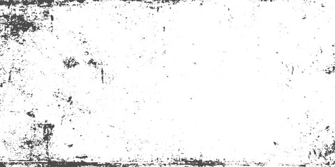 Fototapeta premium Grunge Wall Texture Featuring Black and White Cracks, Aged Paint Layers, Rough Surface Damage and Distressed Vintage Style.