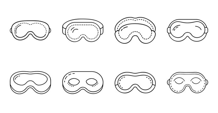 Minimalistic game controller icons set - Simple vector icons of game controllers in black and white outline style for app or website design.