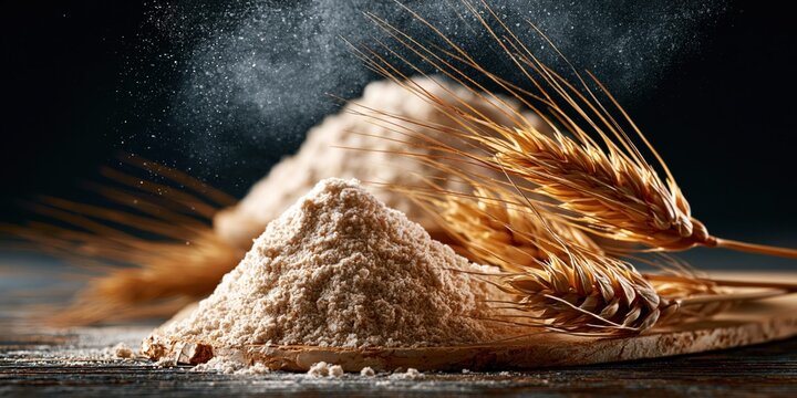 Wheat flour explosion natural food ingredient