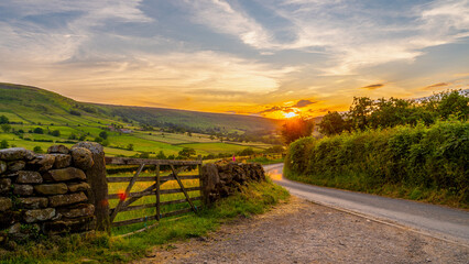 Obraz premium North York Moors is an area of natural beauty and it is a national park in England