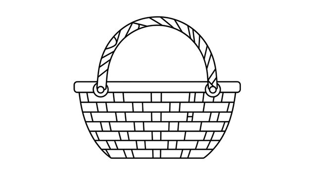 Black wire mesh basket with lid and handle.