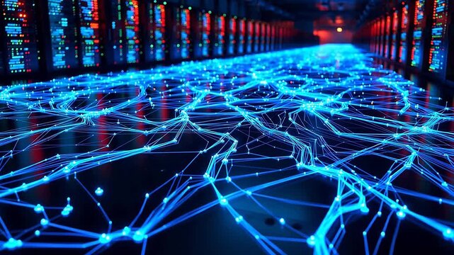 Network connections in server room