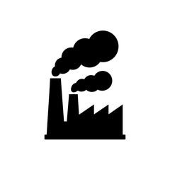 Industrial Factory Air Pollution icon © MDNURUL