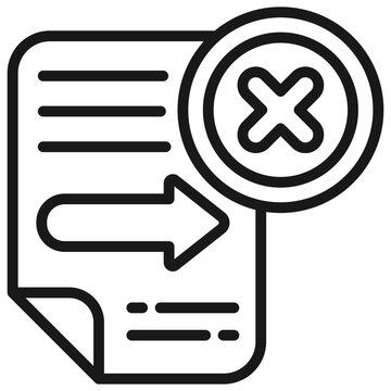 Rejected Document Icon