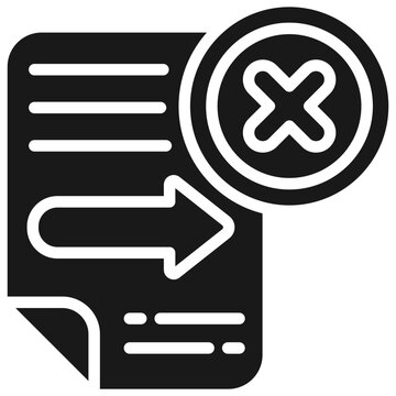 Rejected Document Icon