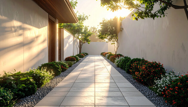 Minimal Garden Walkway