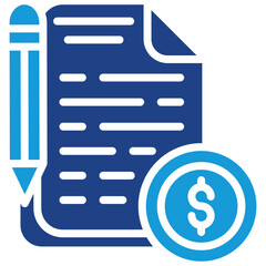 Fototapeta premium Invoice Payment Icon