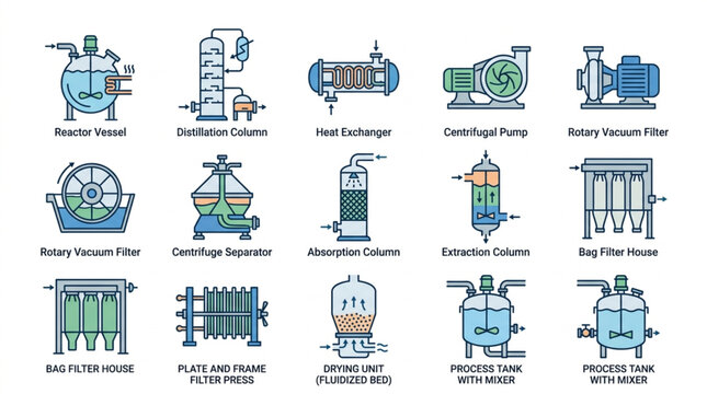 Industrial Filtration Equipment and Machinery Collection.