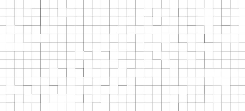 Graph paper notebook sheet with light blue square grid, clean school exercise book background, squared paper texture for math, notes, sketches and study, minimal stationery flat lay, education concept