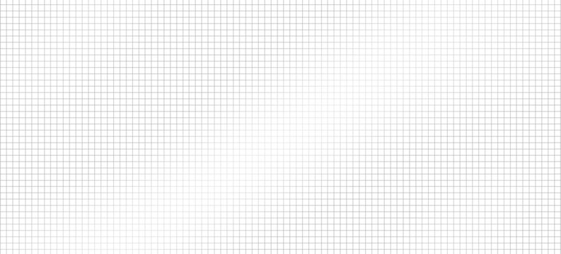 Graph paper notebook sheet with light blue square grid, clean school exercise book background, squared paper texture for math, notes, sketches and study, minimal stationery flat lay, education concept