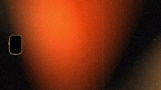 Super 8mm film burn effect with golden spotlight on vintage black textured background. Great for retrothemed video projects or film intros.