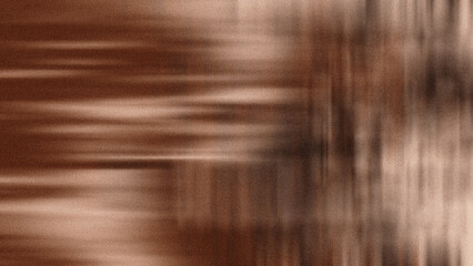 Fototapeta premium Abstract brown grainy gradient background with cross motion blur lines
