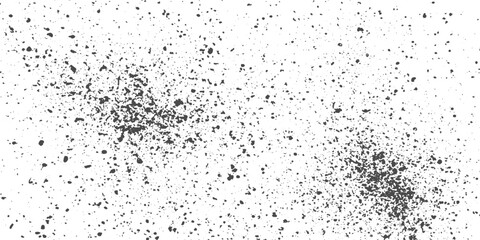 Obraz premium Weathered Grunge Background Featuring Grain Dot Noise, Dirty Paper Texture, Drip Marks and Worn Distress Effects on White Surface.