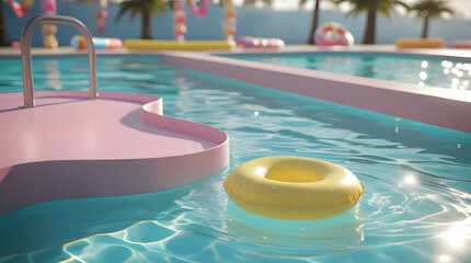 swimming pool in the hotel