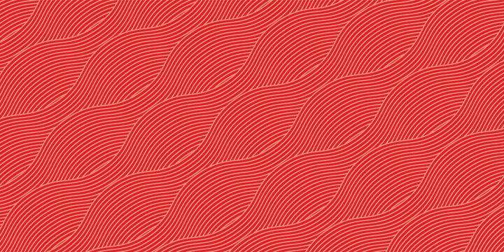 Abstract irregular orange and red color striped textured background. seamless geometric pattern design for certificate, invitation, textile, clothes, cover and others.