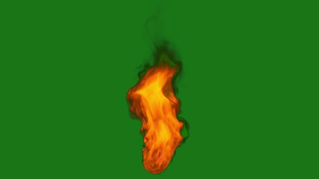 Green screen fire footage, with beautiful motion, perfect for commercials, editing, fires, cinematics, movies, frames, effects, intros, outros, slides, etc.
