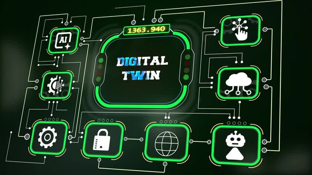 Industrial cloning simulation console, perfect video asset for automated factory engineering loops and manufacturing promos