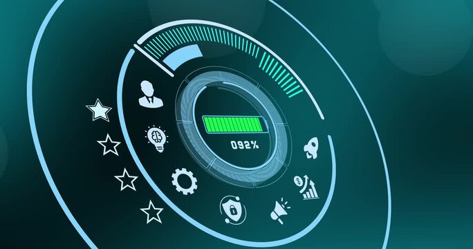 System benchmarking comparison dashboard evaluating standard industrial metrics and comparative target efficiency.
