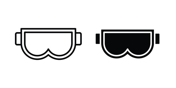 AR headset icon for graphic design projects and web designs