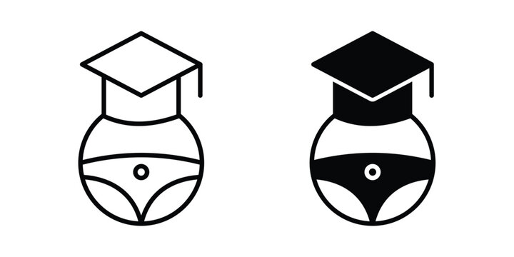 Driving school icon for graphic design projects and web designs