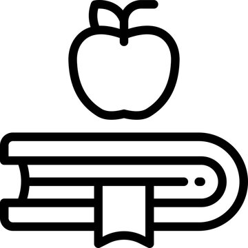 academic line icon. Clean and minimalist vector icon for websites, mobile apps, presentations, and logos. Fully scalable and customizable for any project.