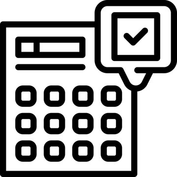 multiple choice line icon. Clean and minimalist vector icon for websites, mobile apps, presentations, and logos. Fully scalable and customizable for any project.